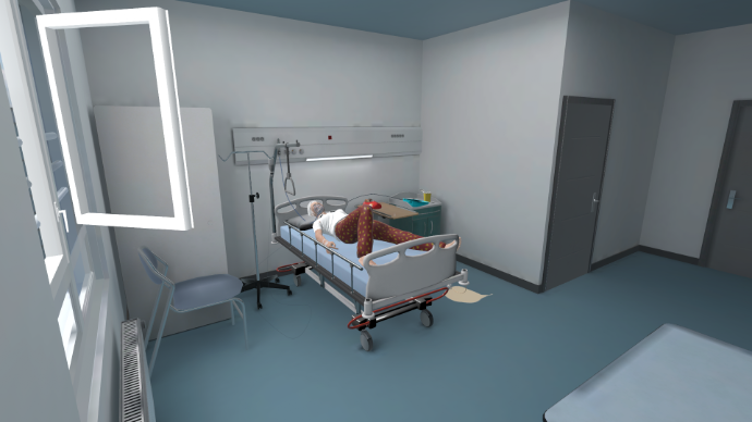 chambre d'hôpital réalité virtuelle chambre d'hôpital réalité virtuelle