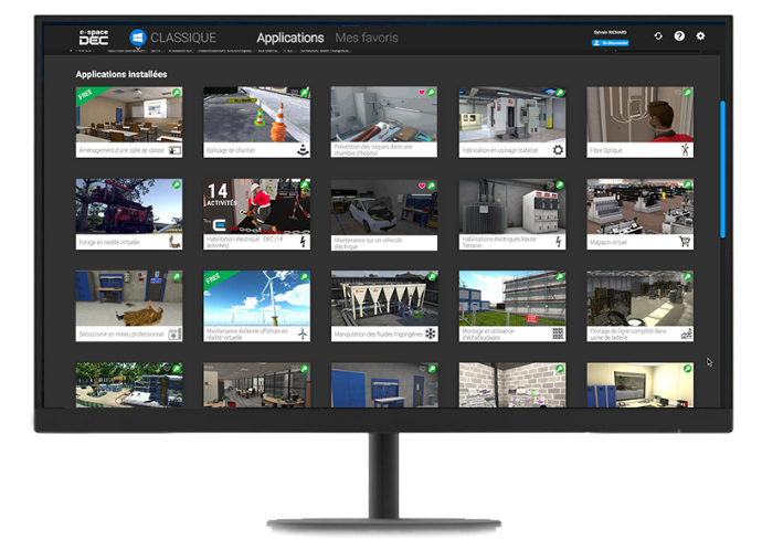 Formation réalité virtuelle : plateforme pédagogique Formation réalité virtuelle : plateforme pédagogique