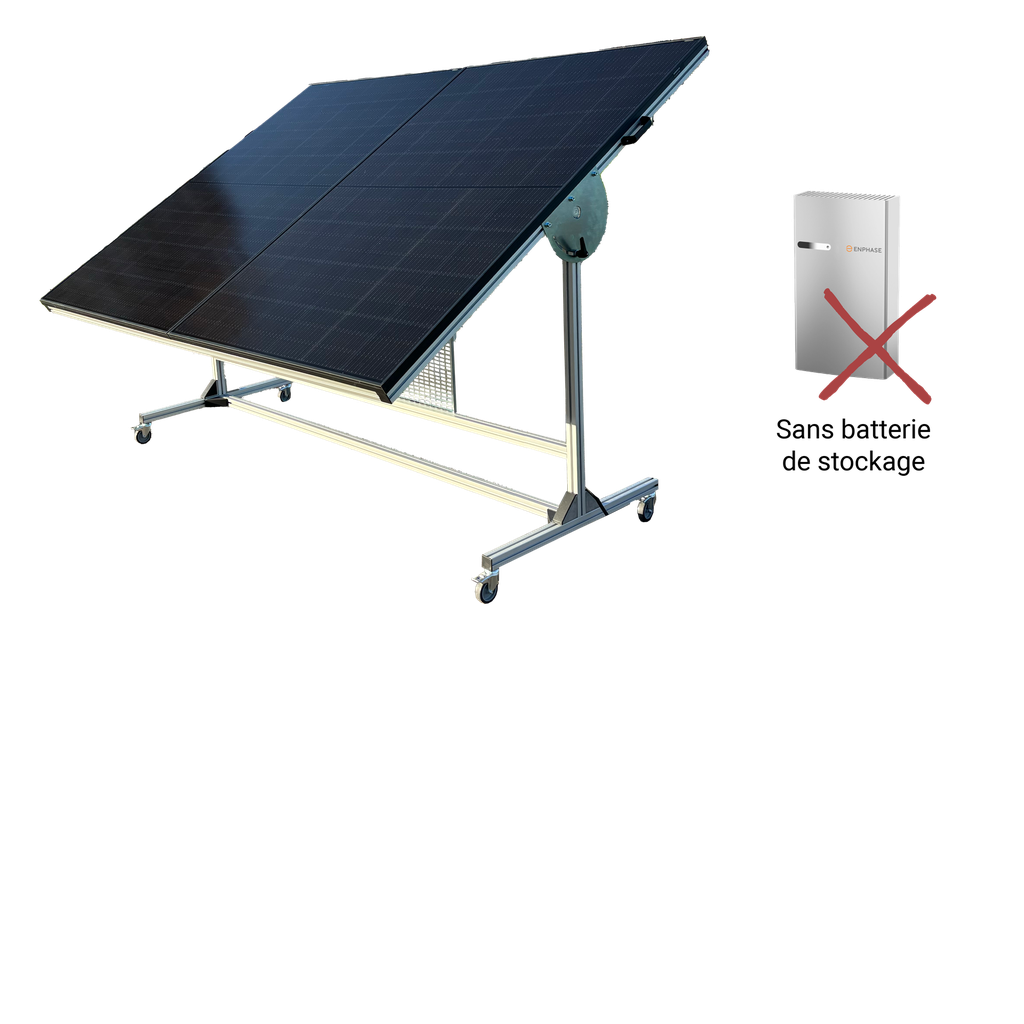 Banc solaires auto-conso connecté