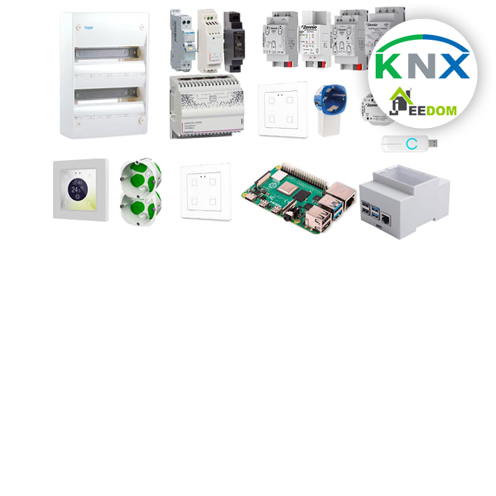 Kit domotique KNX multiconstructeurs-multirpotocols - serveur Jeedom | DEC