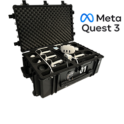 [RVCVALSSOCQ01] Valise de réalité virtuelle - pour 6 Quests autonomes